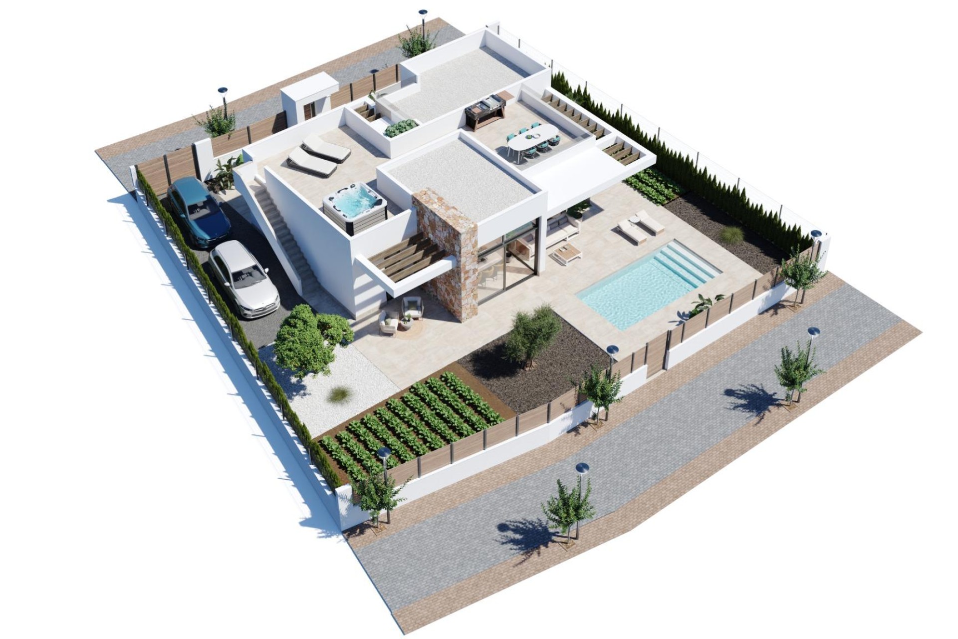Nieuwbouw Woningen - Villa - Fuente Alamo - Hacienda del Alamo
