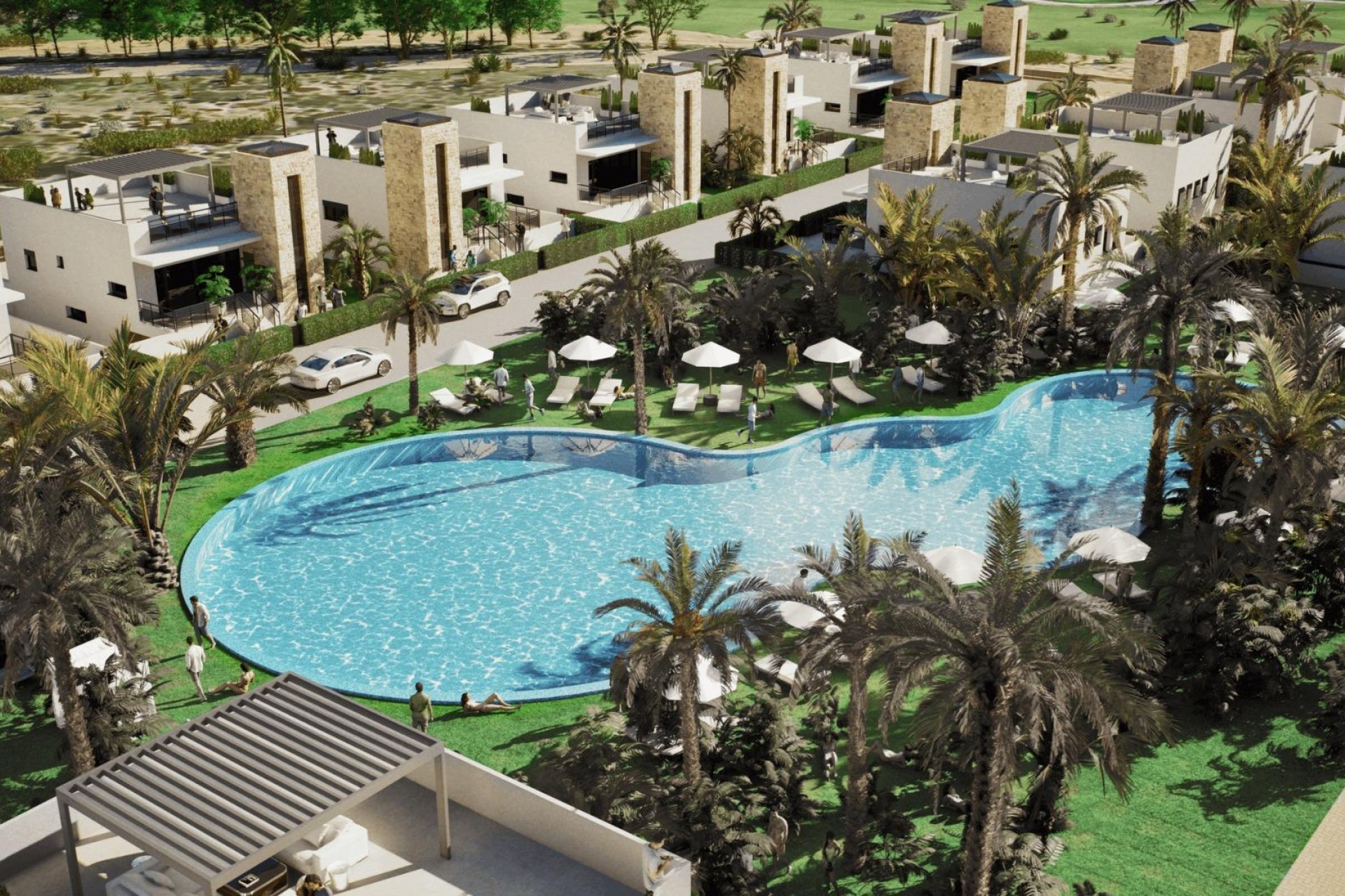 Nieuwbouw Woningen - Villa - Mazarrón - Camposol Golf