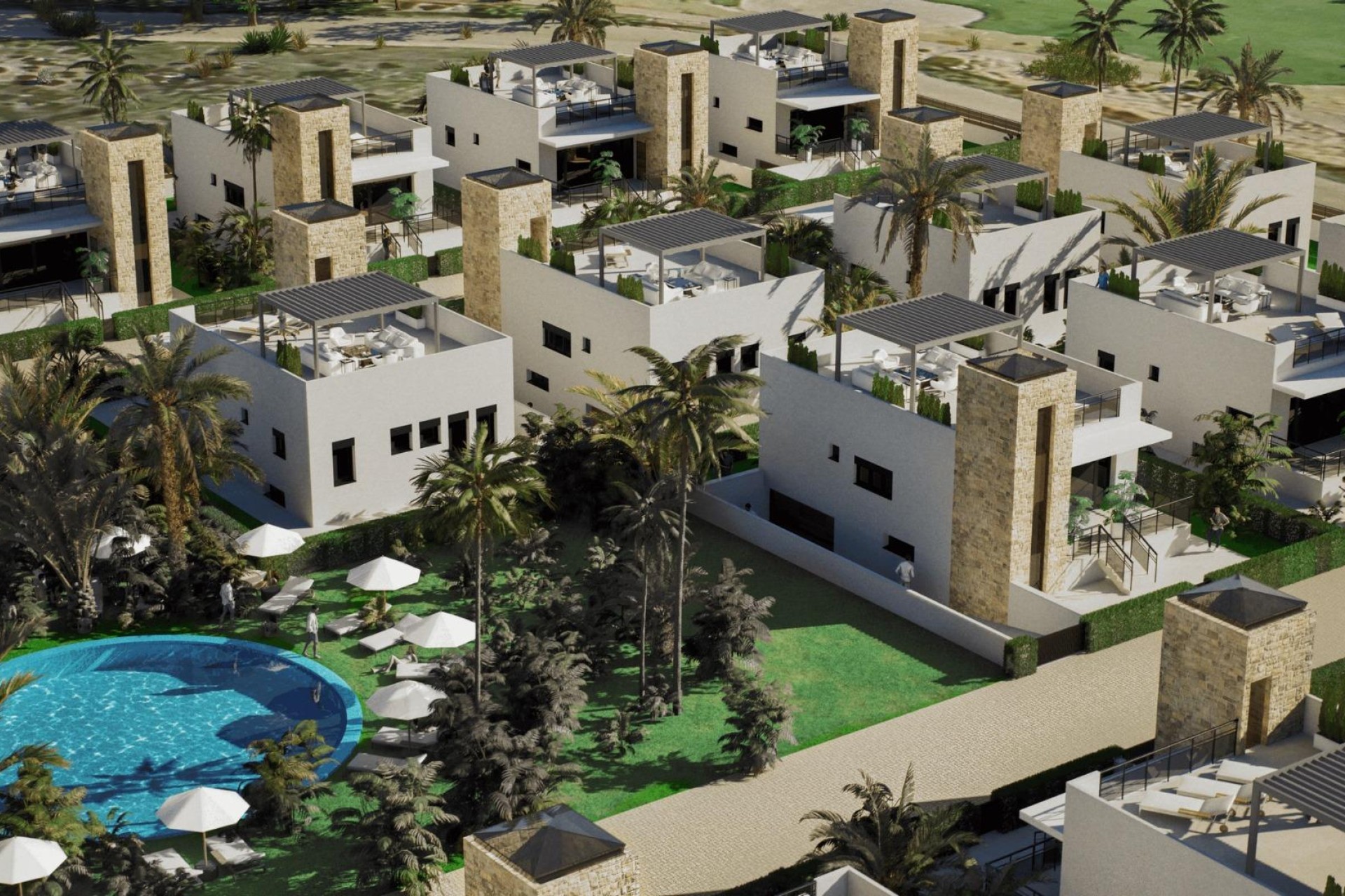 Nieuwbouw Woningen - Villa - Mazarrón - Camposol Golf