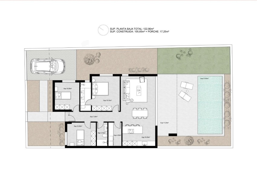 Nieuwbouw Woningen - Villa - Molina de Segura - Urb. La Quinta