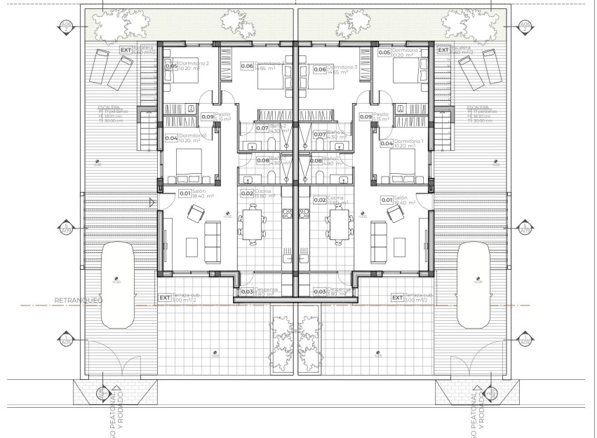 Nieuwbouw Woningen - Villa - Puerto de Mazarron - Caleñares