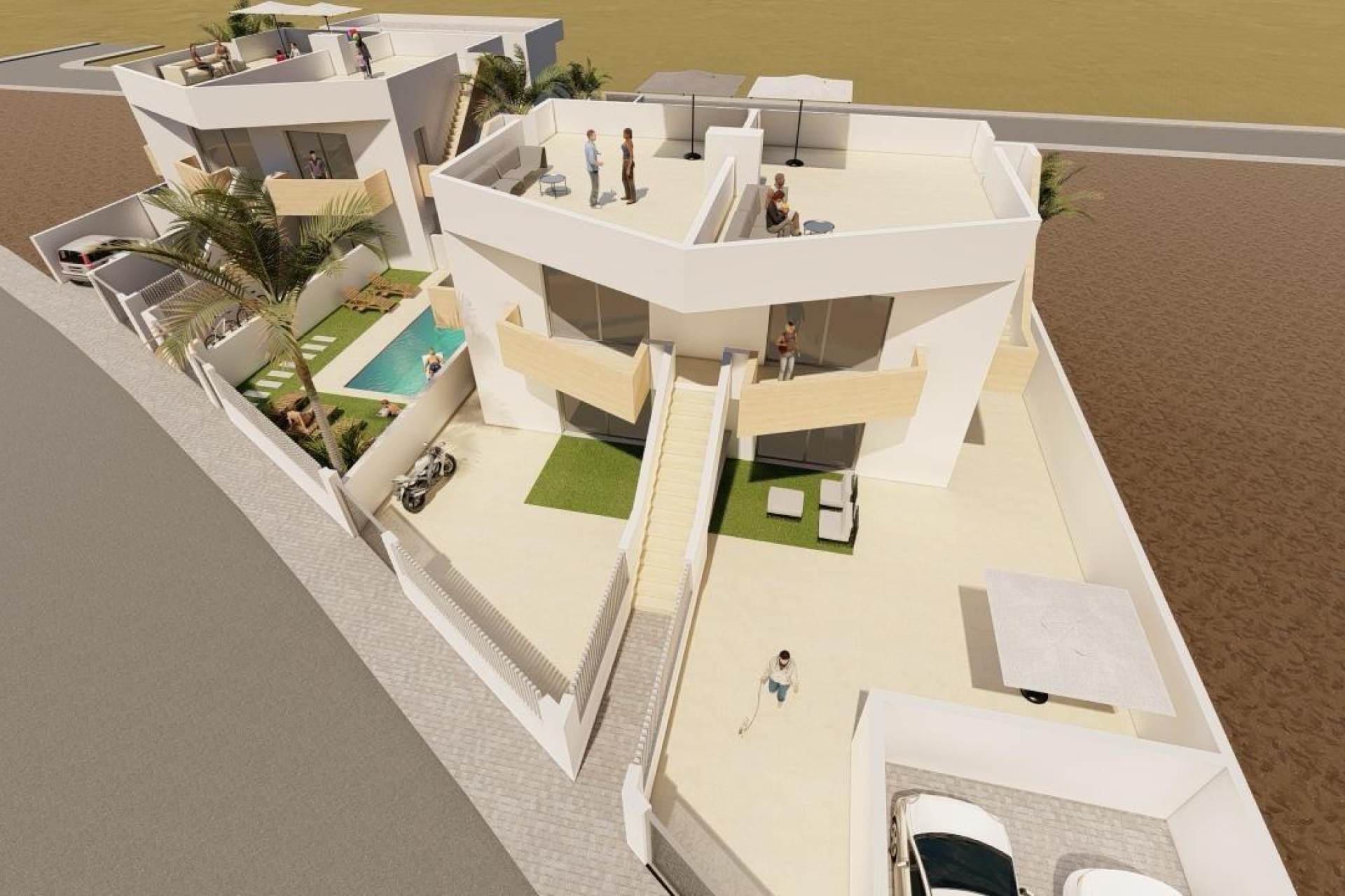 Nieuwbouw Woningen - Villa - Puerto de Mazarron - Mar de Plata