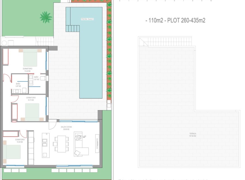 Nieuwbouw Woningen - Villa - San Javier - Parque del doce
