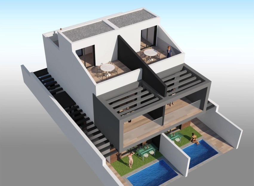 Nieuwbouw Woningen - Villa - San Javier - Santiago De La Ribera