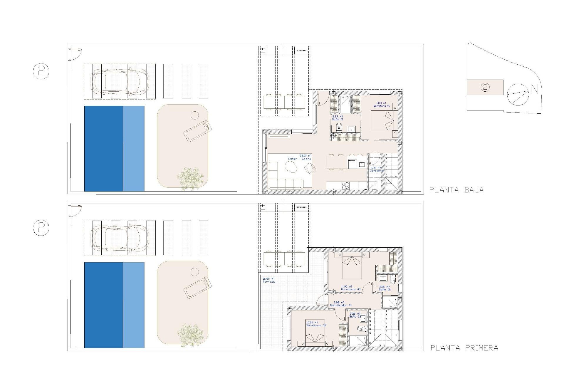 Nieuwbouw Woningen - Villa - San Pedro del Pinatar - Centro