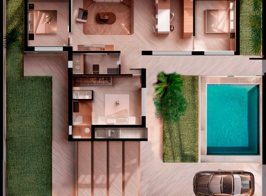 Nieuwbouw Woningen - Villa - Torre Pacheco - Roldán