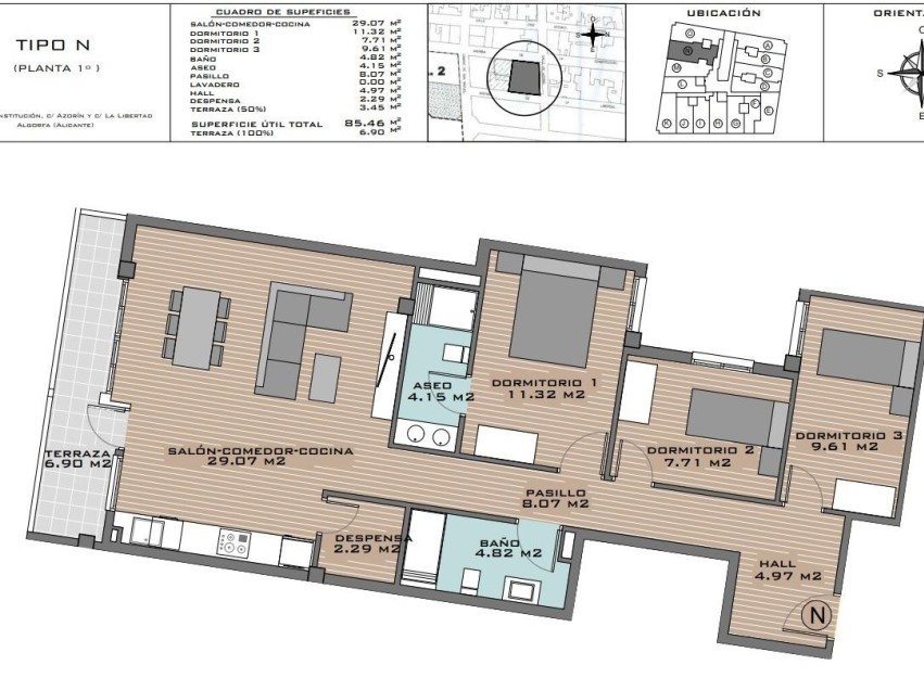 Nouvelle construction - Apartment - Algorfa - Pueblo
