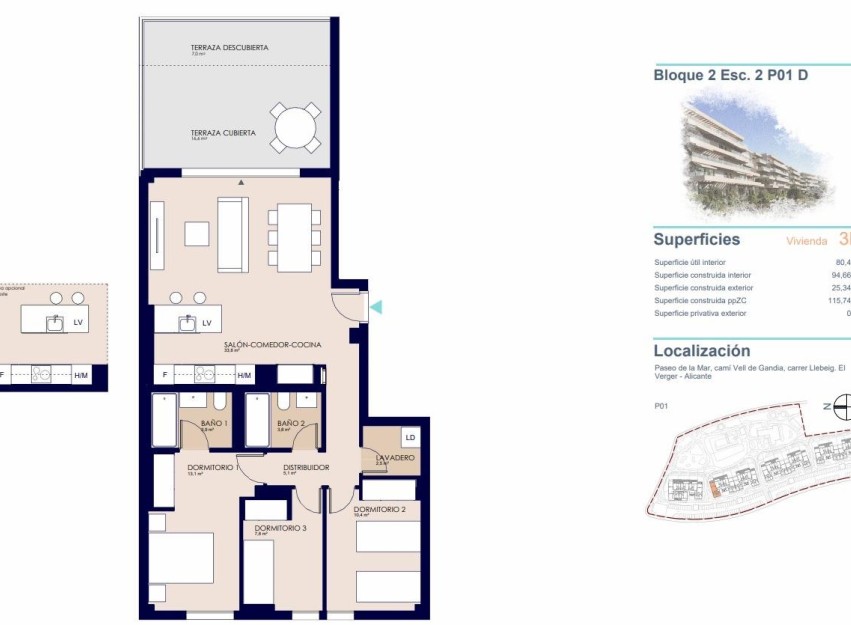 Nouvelle construction - Apartment - Denia - Playa de La Almadraba