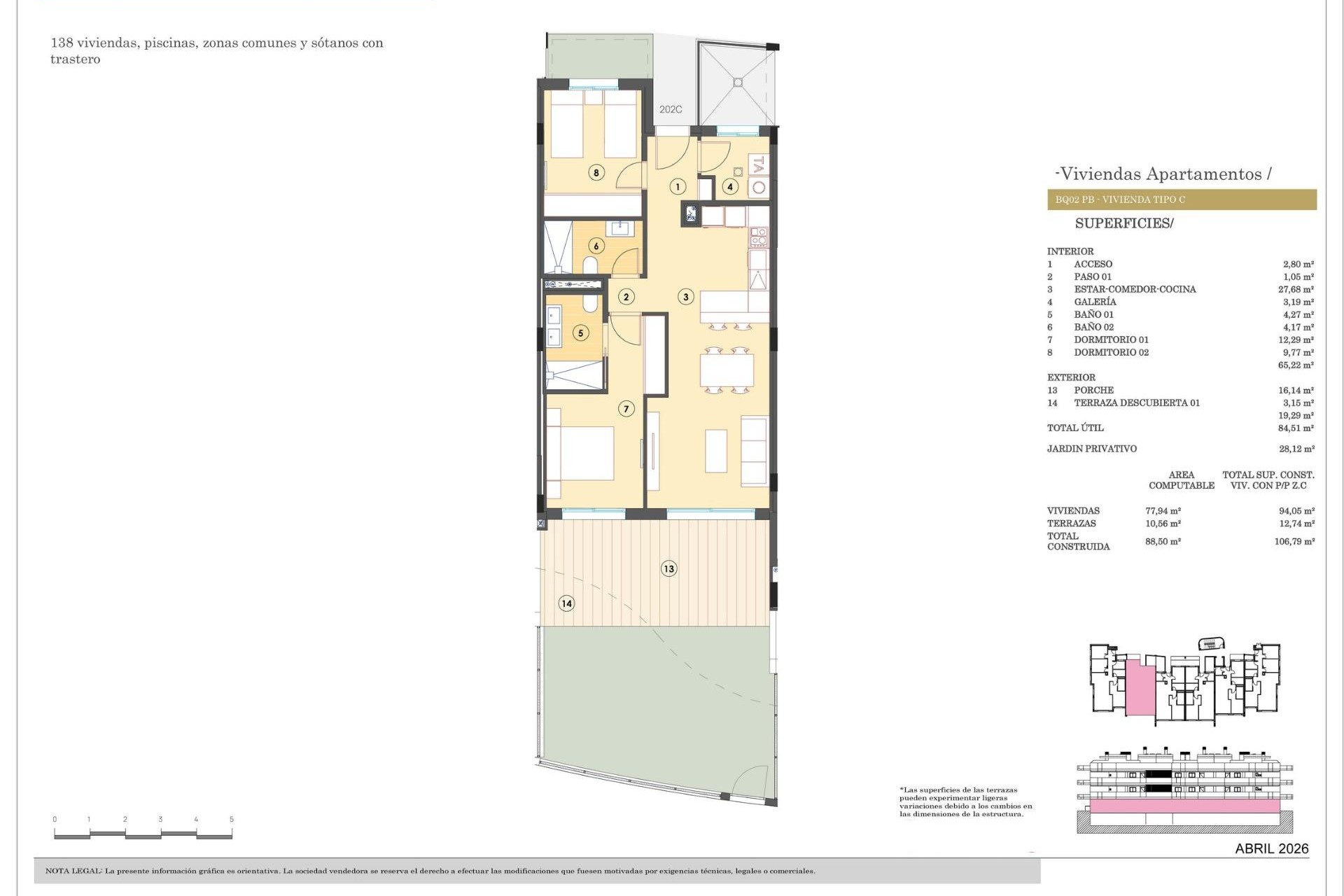 Nouvelle construction - Apartment - Finestrat - Campana Garden