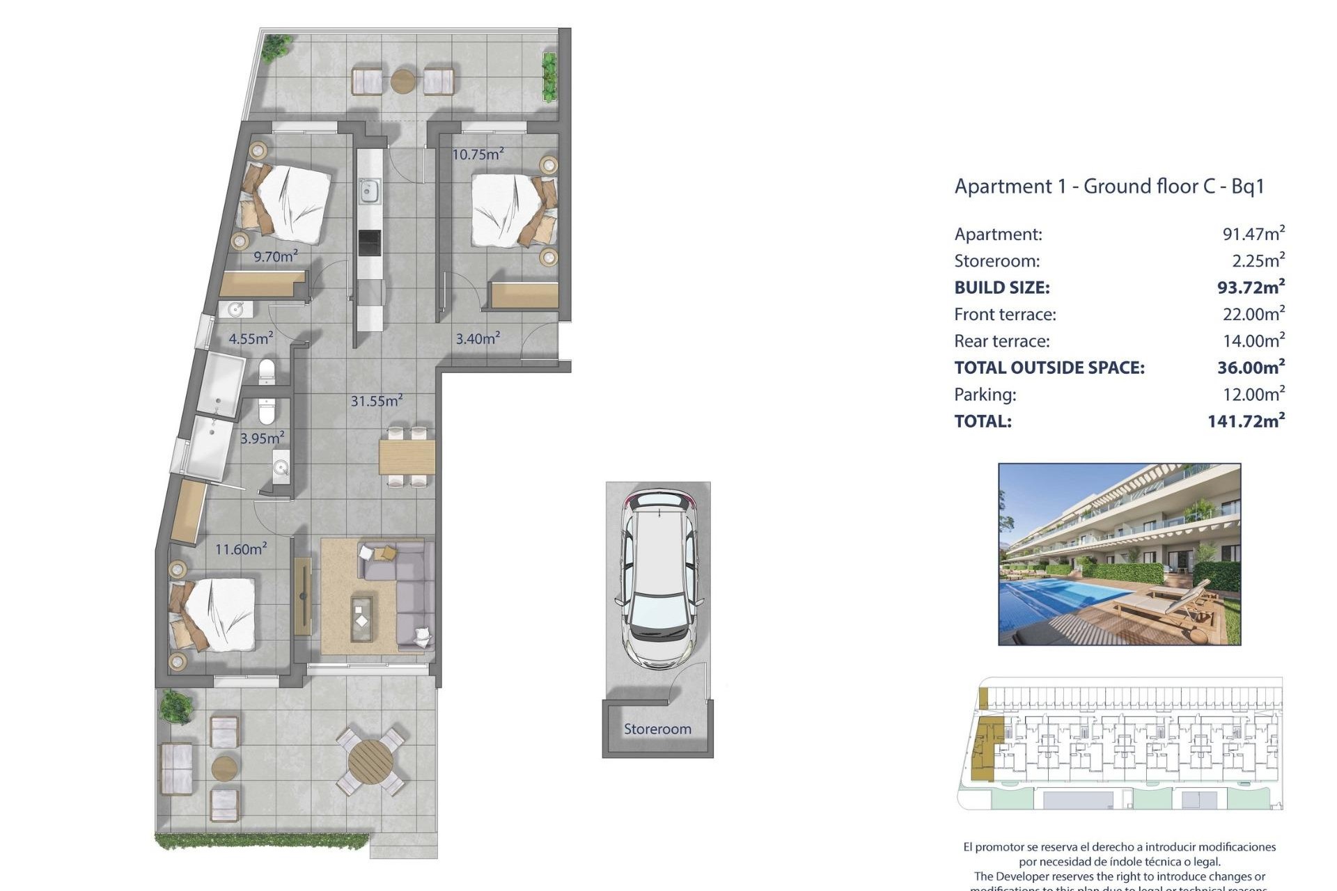 Nouvelle construction - Apartment - Los Alcázares - Los Narejos