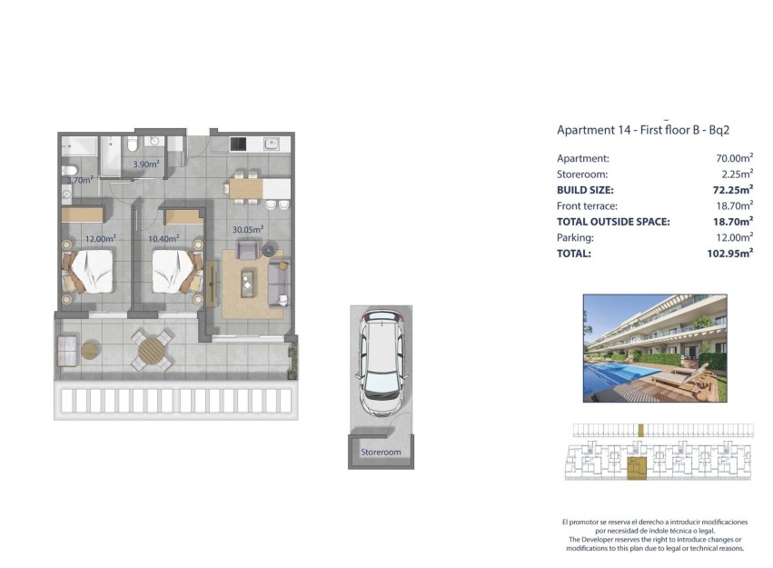 Nouvelle construction - Apartment - Los Alcázares - Los Narejos