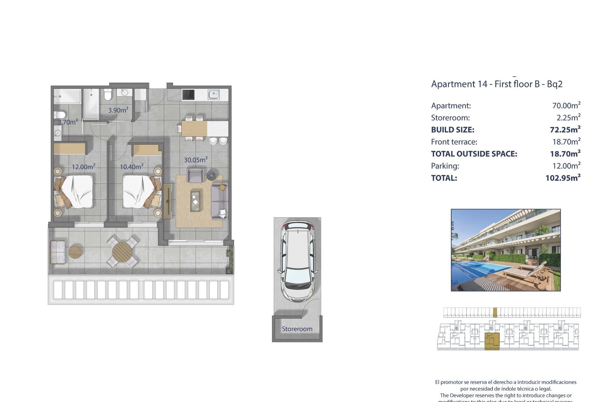 Nouvelle construction - Apartment - Los Alcázares - Los Narejos