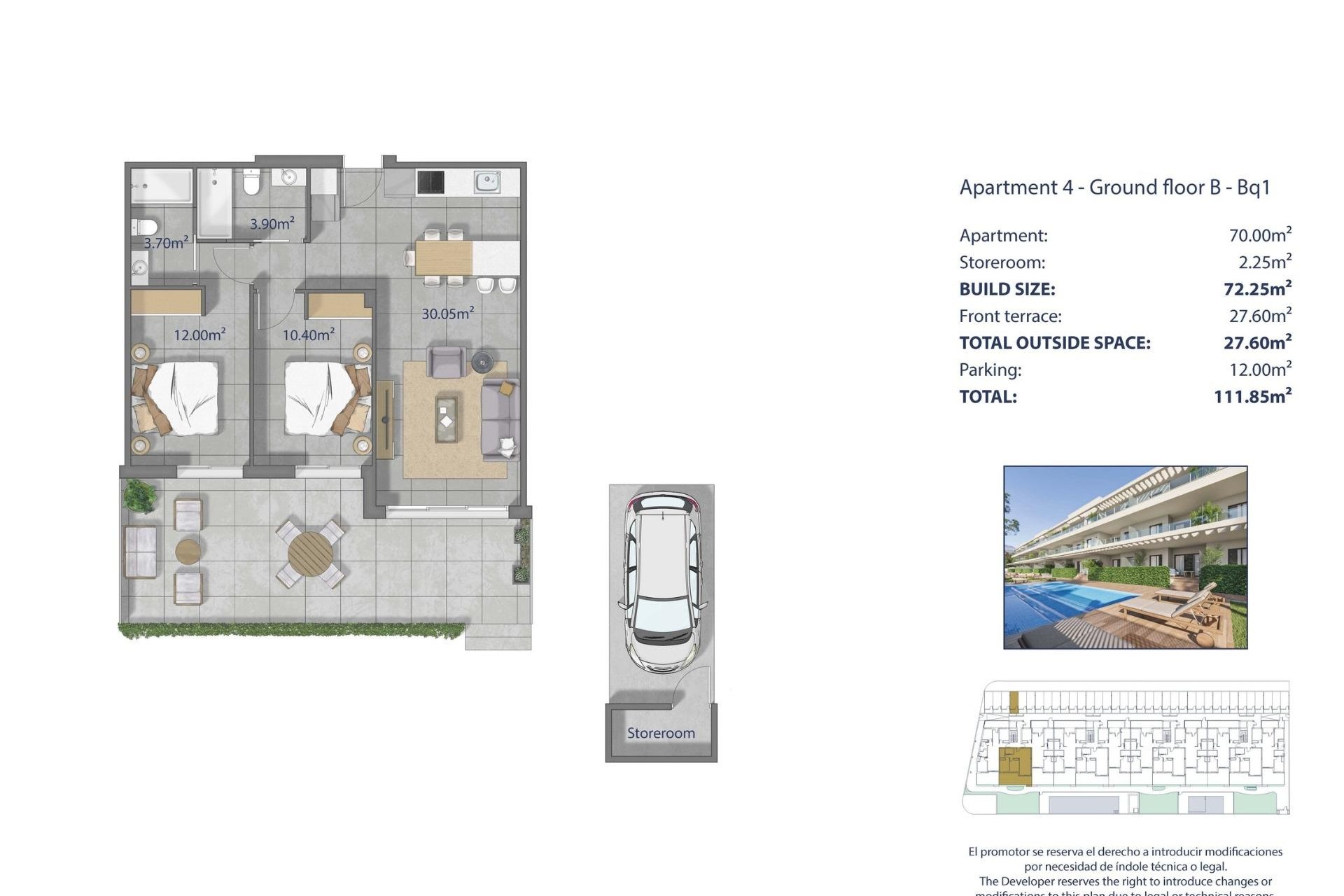 Nouvelle construction - Apartment - Los Alcázares - Los Narejos