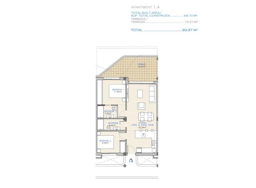 Nouvelle construction - Apartment - Los Alcázares - Serena Golf