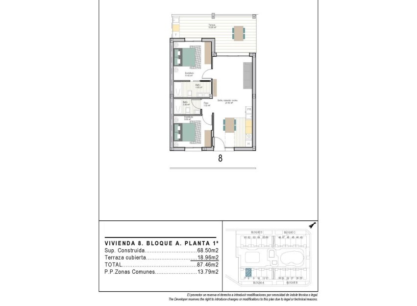 Nouvelle construction - Apartment - Torre Pacheco - San Cayetano