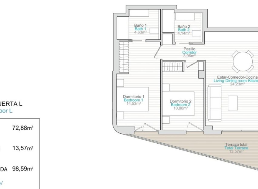 Nouvelle construction - Apartment - Villajoyosa - La Tellerola