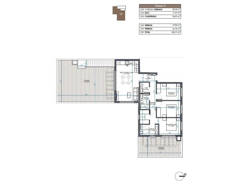 Nouvelle construction - Attique - Guardamar del Segura - Camino del Puerto