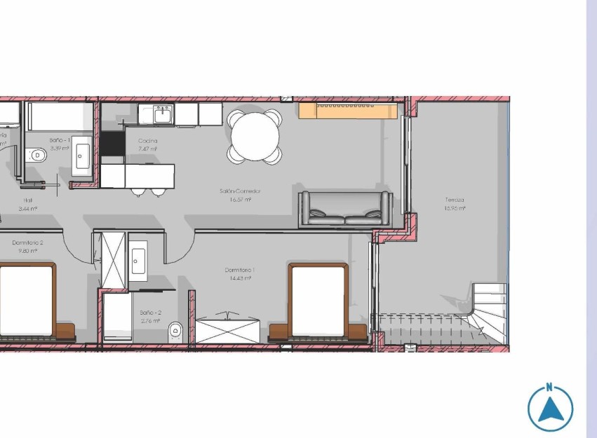 Nouvelle construction - Attique - Guardamar del Segura - El Raso