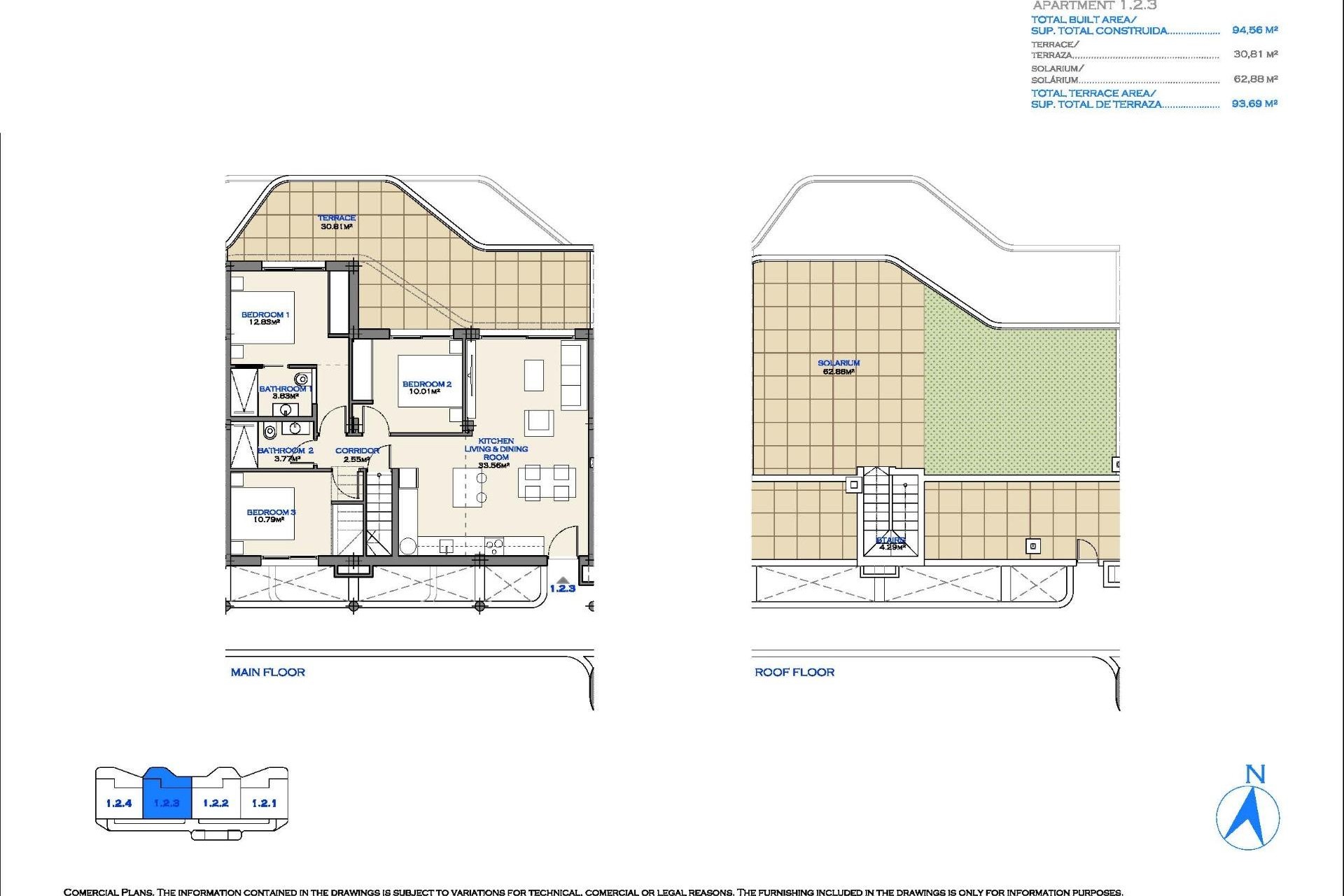 Nouvelle construction - Attique - Los Alcázares - Serena Golf