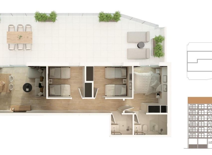 Nouvelle construction - Attique - Moncofa - Playa de Moncofa