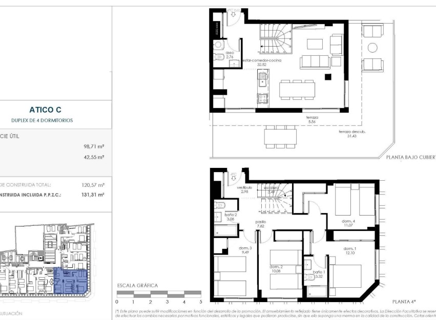 Nouvelle construction - Attique - Murcia - Centro
