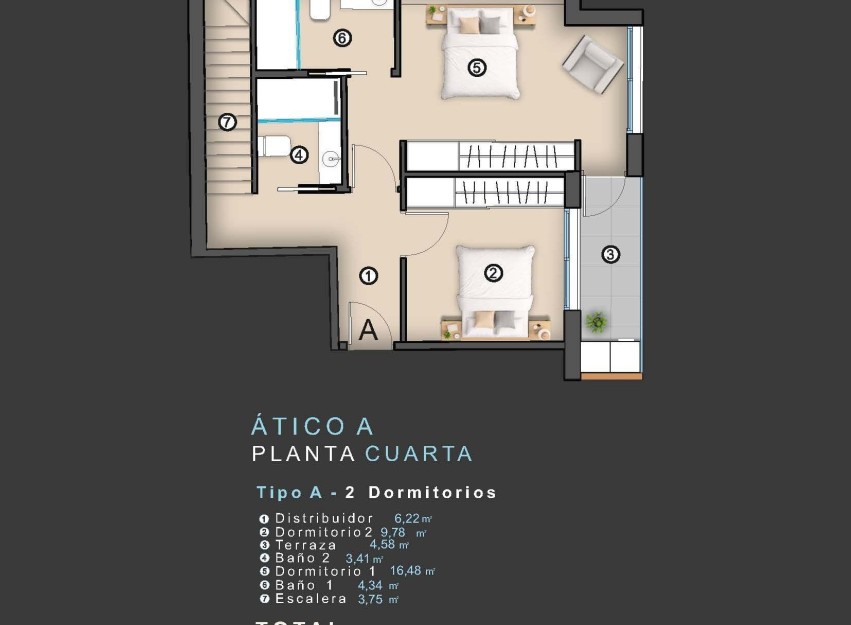 Nouvelle construction - Attique - Torrevieja - Centro