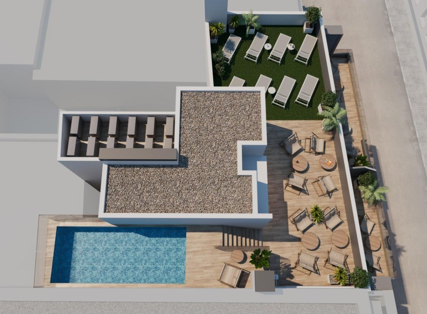 Nouvelle construction - Attique - Torrevieja - Centro
