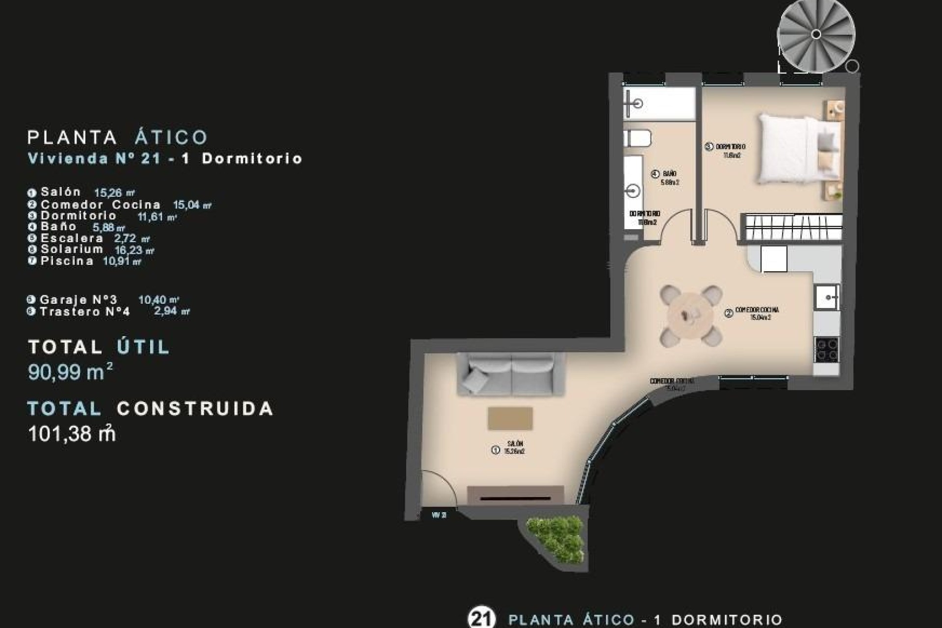 Nouvelle construction - Attique - Torrevieja - Centro