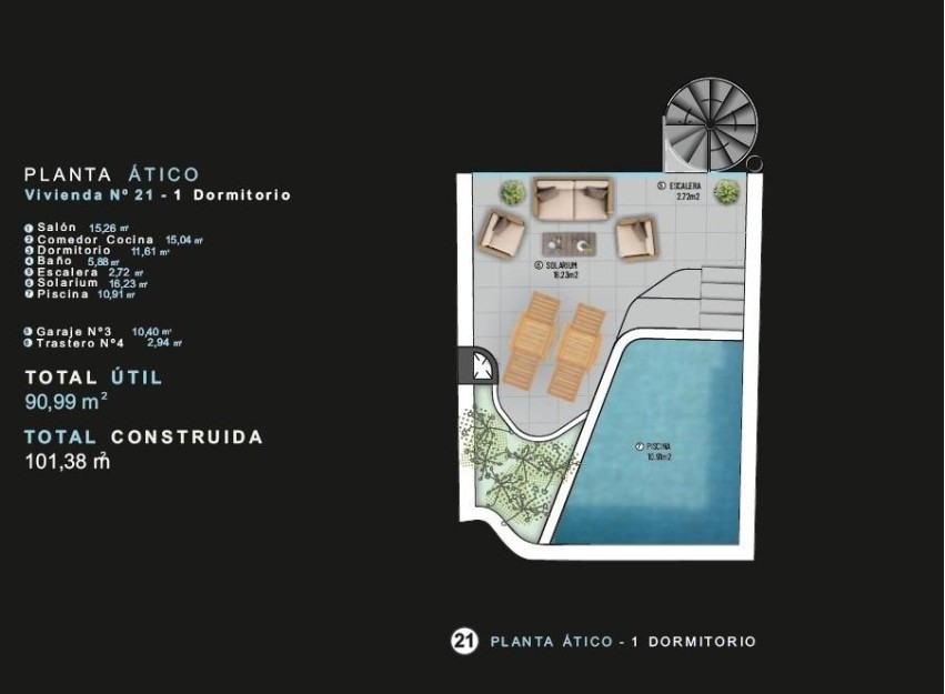 Nouvelle construction - Attique - Torrevieja - Centro