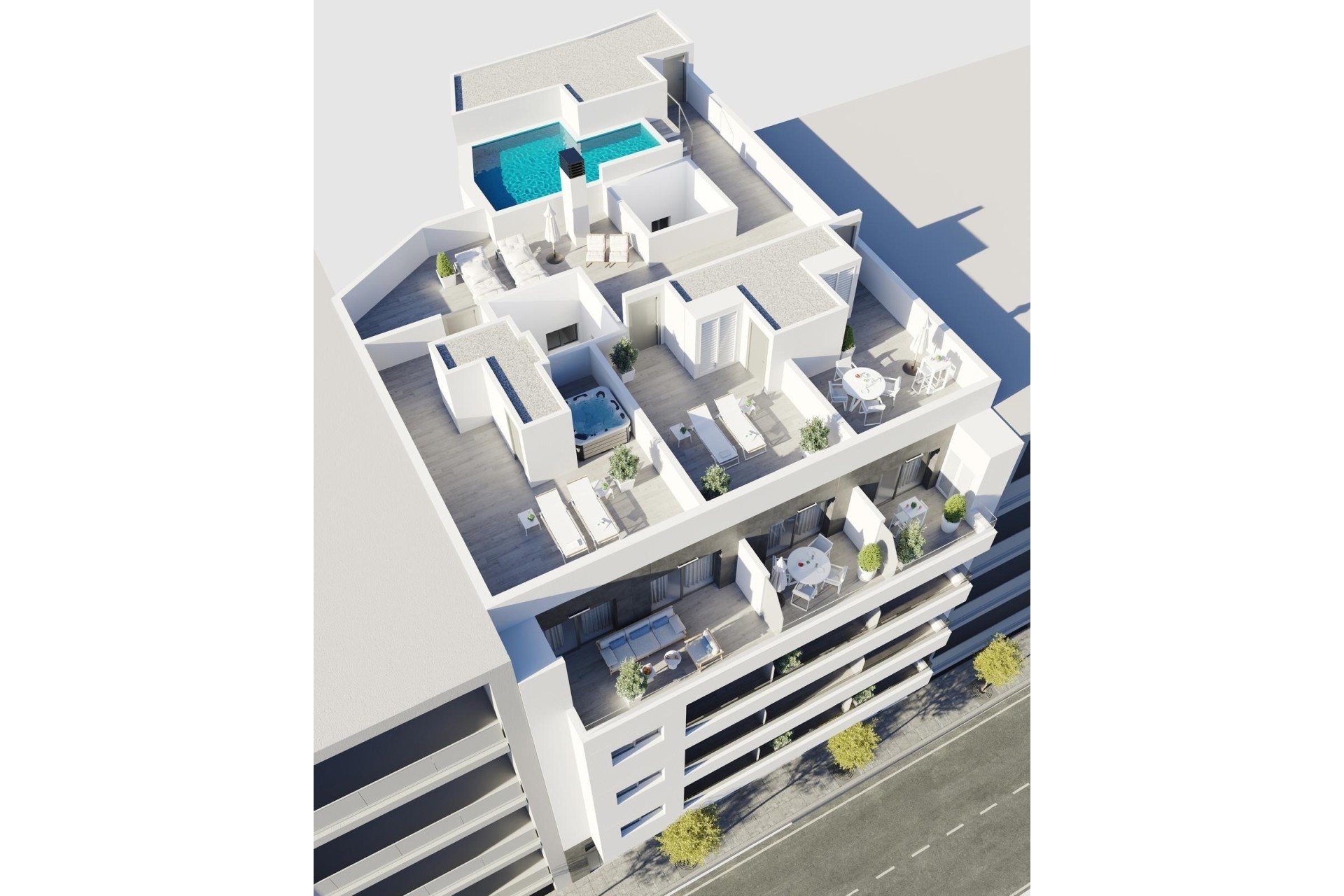 Nouvelle construction - Attique - Torrevieja - Centro