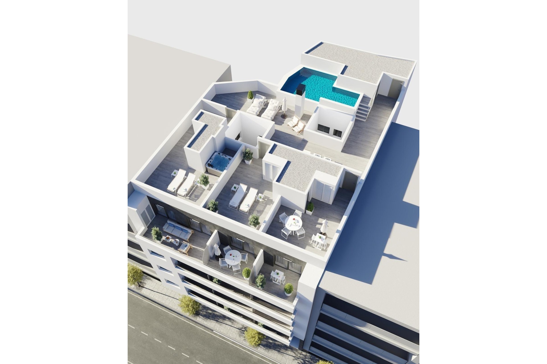 Nouvelle construction - Attique - Torrevieja - Centro