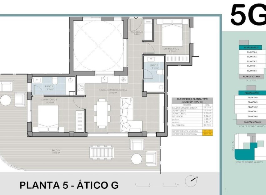 Nouvelle construction - Attique - Torrevieja - El acequión