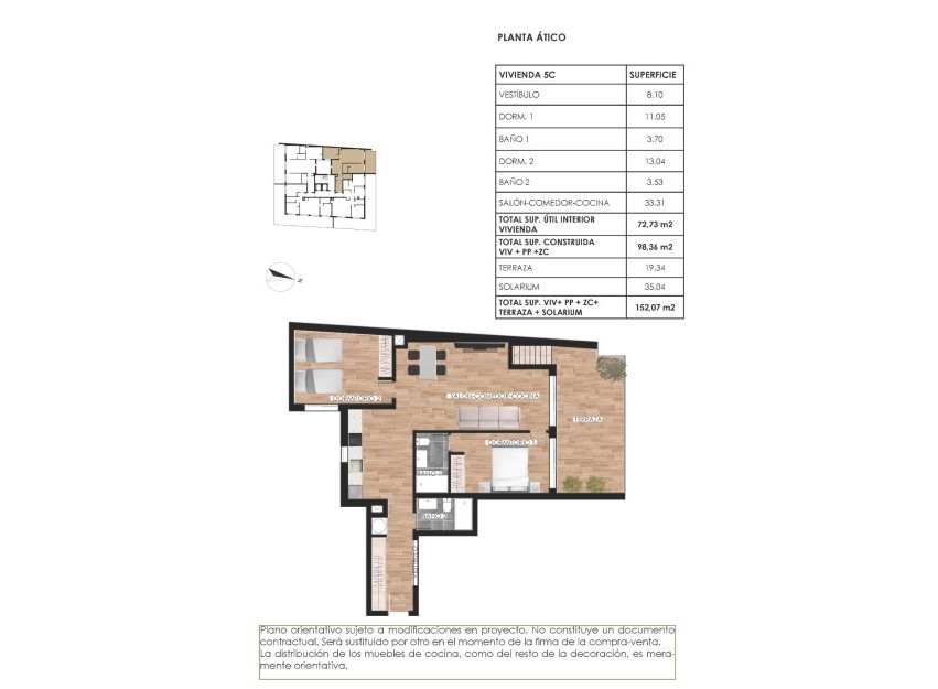 Nouvelle construction - Attique - Torrevieja - Parque de las Naciones