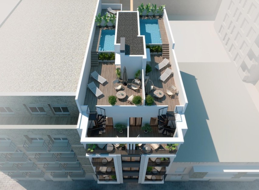 Nouvelle construction - Attique - Torrevieja - Playa de El Cura