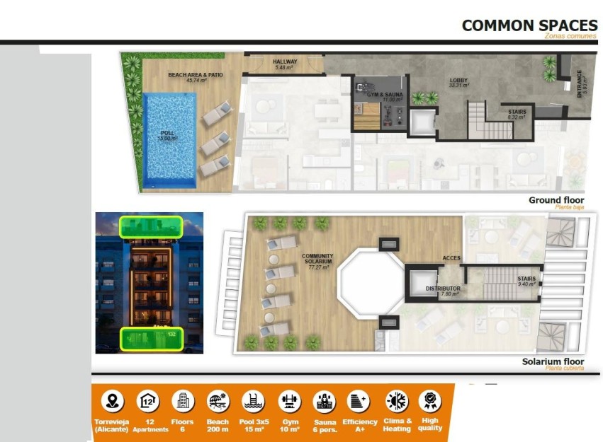 Nouvelle construction - Attique - Torrevieja - Playa de El Cura