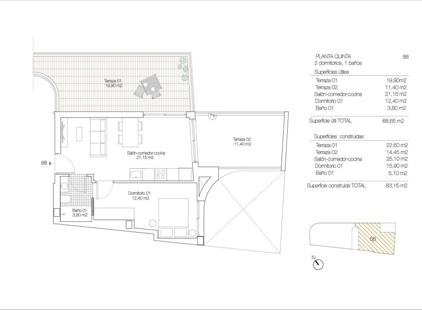 Nouvelle construction - Attique - Torrevieja - Playa de los Locos