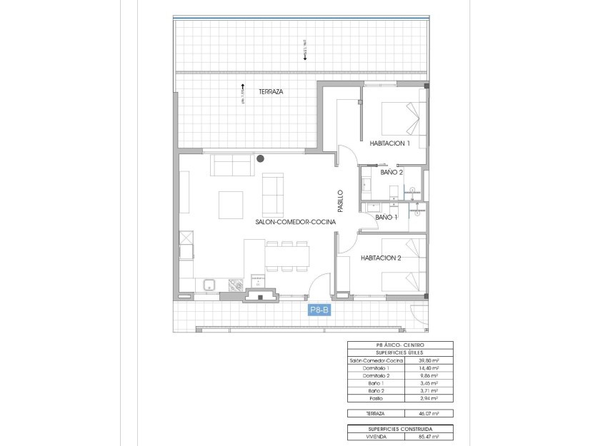 Nouvelle construction - Attique - Villajoyosa - Cala de Finestrat