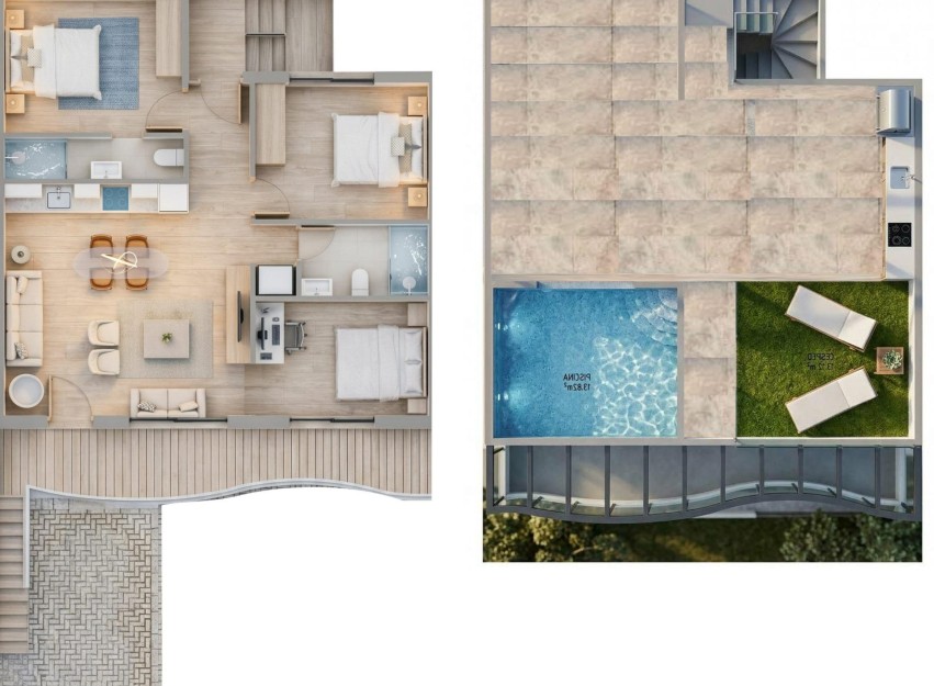 Nouvelle construction - Bungalow - Pilar de la Horadada - parques de Andromeda