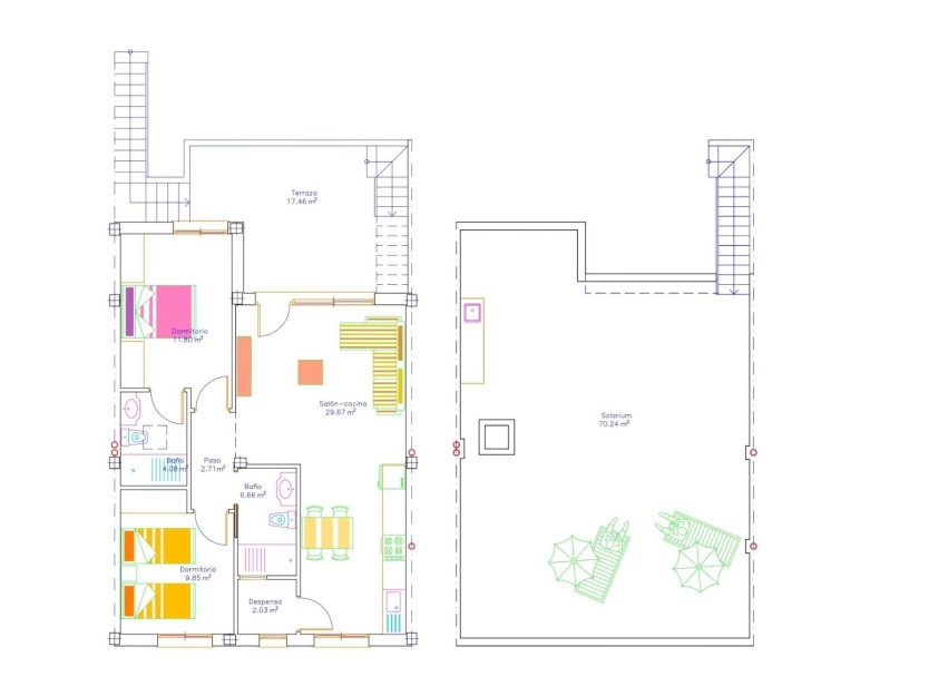Nouvelle construction - Bungalow - San Javier - pueblo