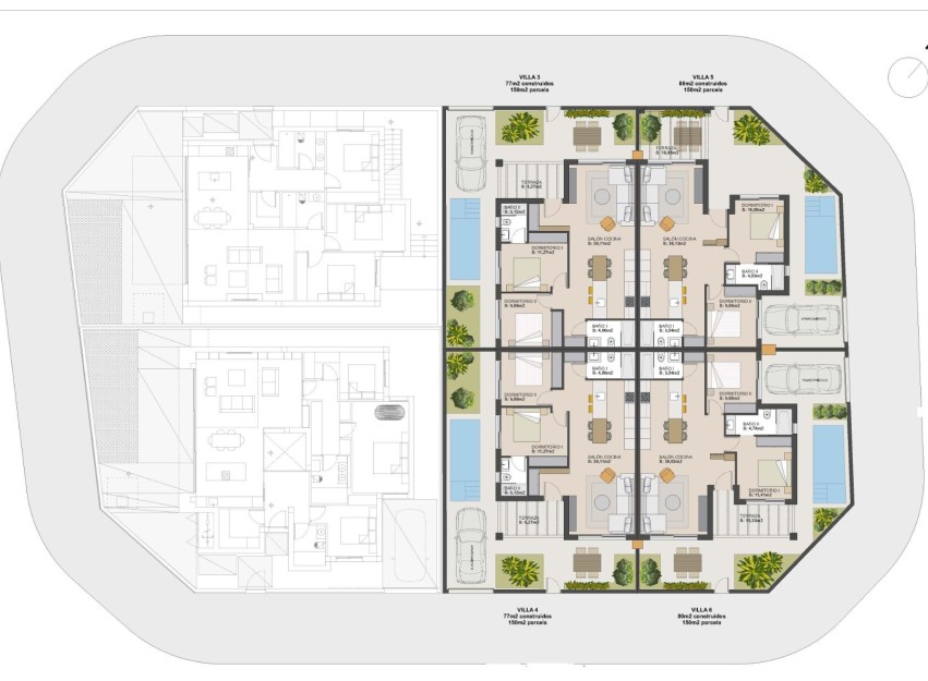 Nouvelle construction - Quad House - Torre Pacheco - El Alba