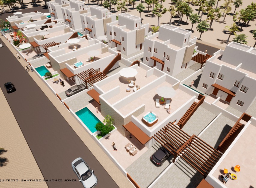 Nouvelle construction - terraced - Mazarrón