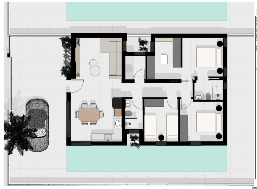 Nouvelle construction - Villa - Benijofar - Urb. Monteazul