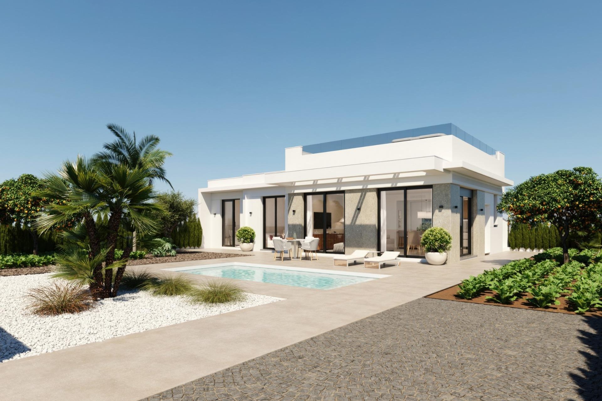 Nouvelle construction - Villa - Fuente Alamo - Hacienda Del Álamo Golf