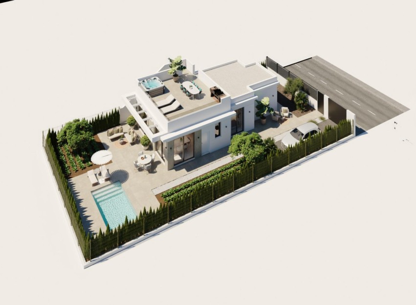 Nouvelle construction - Villa - Fuente Alamo - Hacienda Del Álamo Golf
