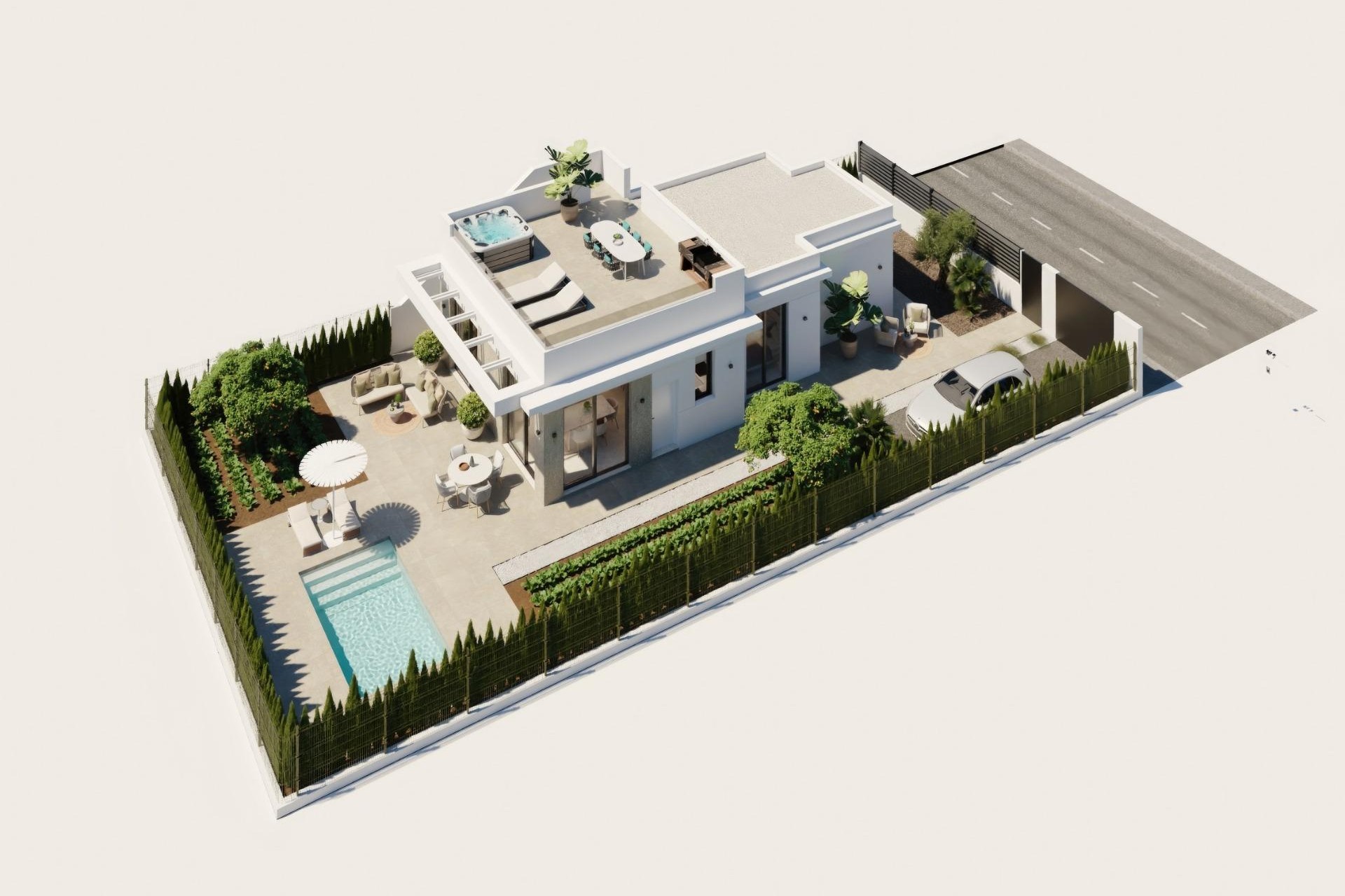 Nouvelle construction - Villa - Fuente Alamo - Hacienda Del Álamo Golf