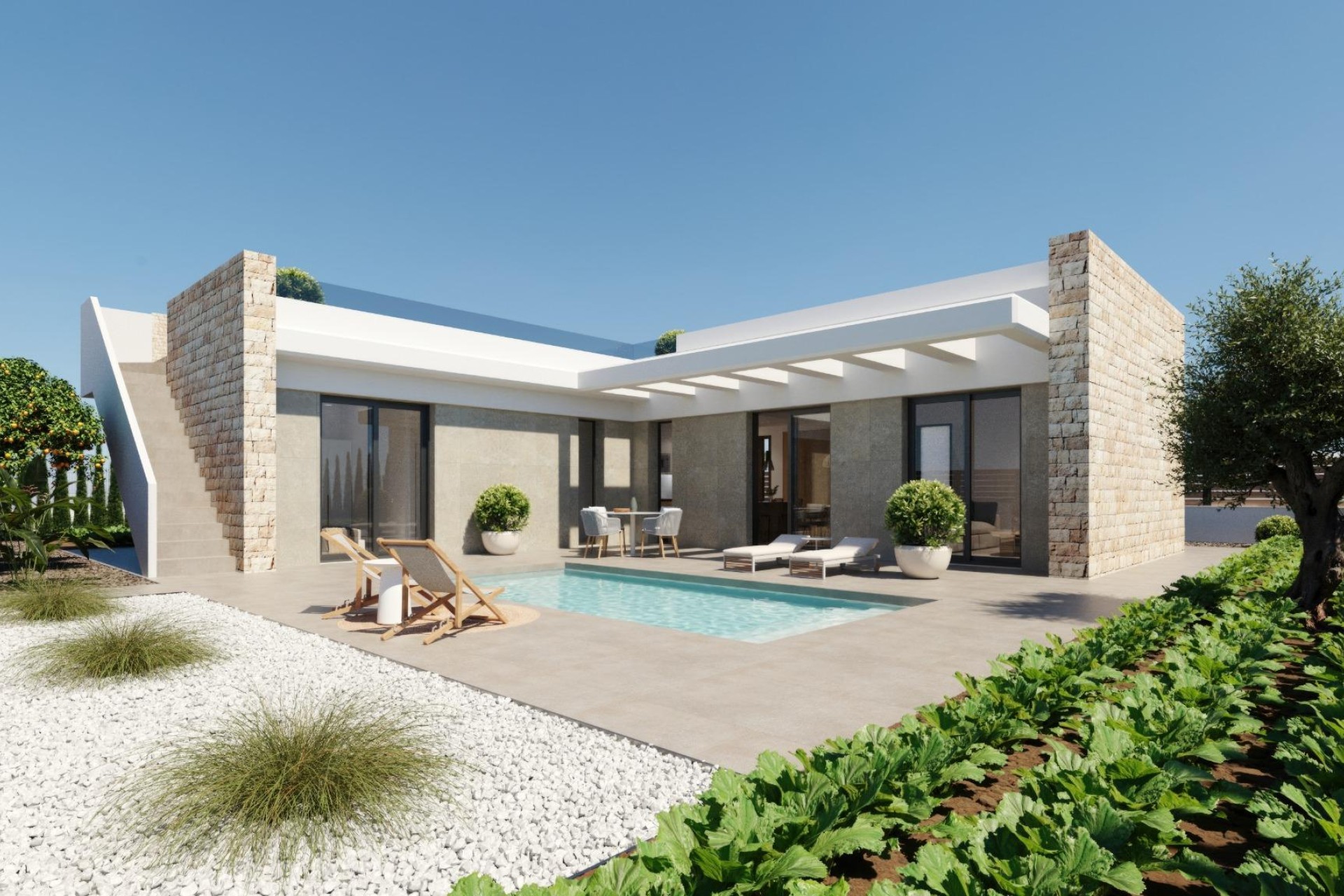 Nouvelle construction - Villa - Fuente Alamo - Hacienda del Alamo