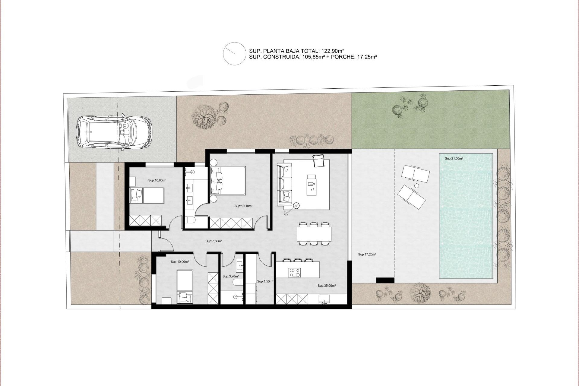 Nouvelle construction - Villa - Molina de Segura - Urb. La Quinta