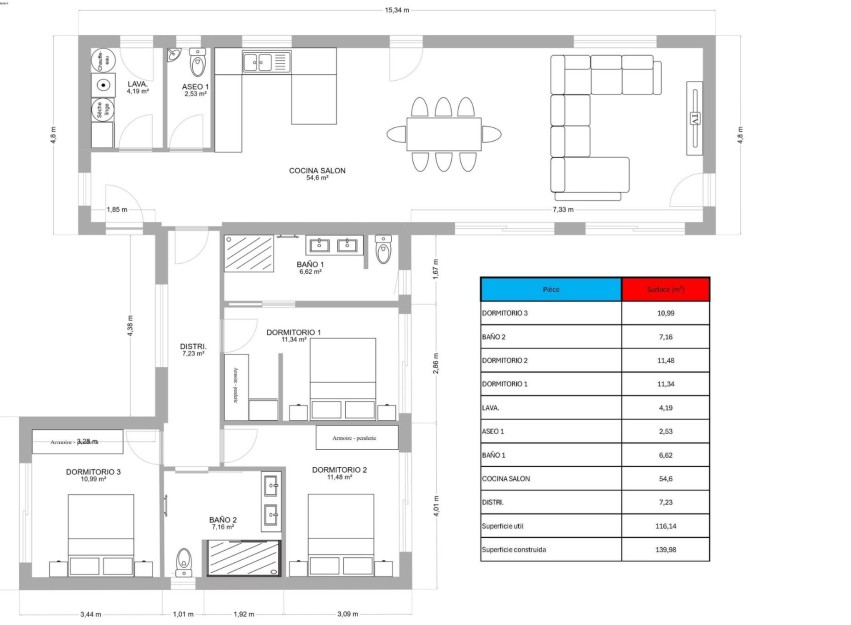 Nouvelle construction - Villa - Pinoso - Casas Pastor