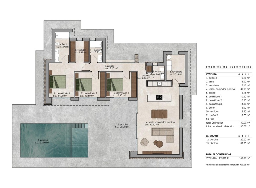 Nouvelle construction - Villa - Pinoso - Lel