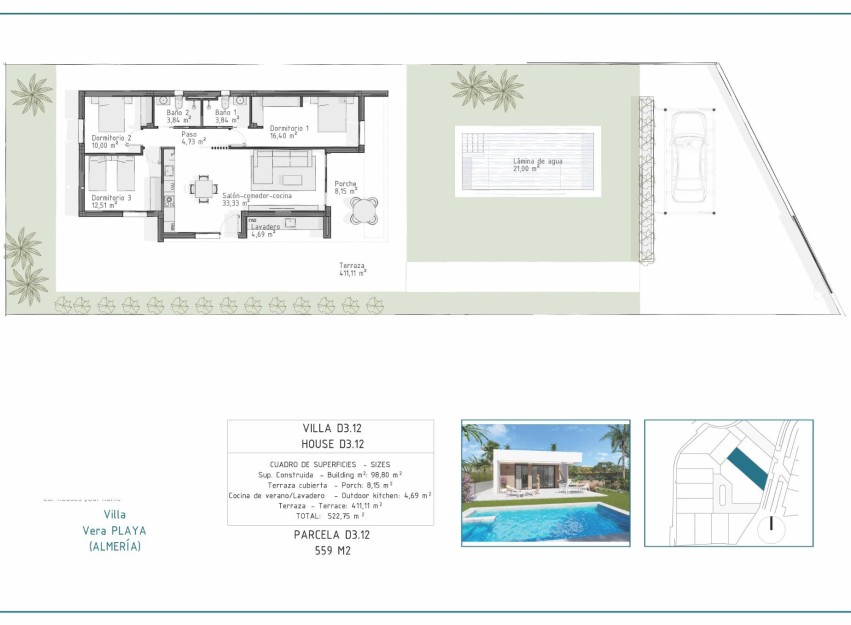 Nouvelle construction - Villa - Vera - Pueblo Salinas